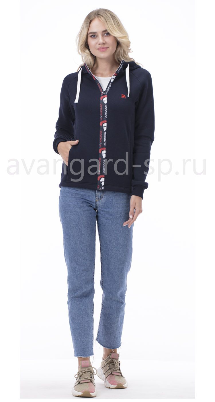 Толстовка женская "Авангард Нэви"  цена
