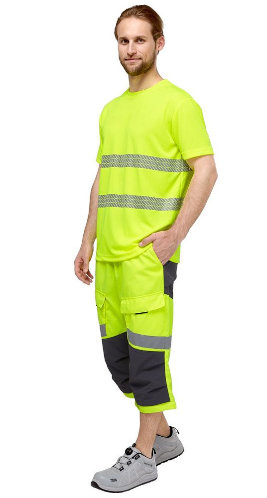 Футболка сигнальная Флинт фл.-желтая